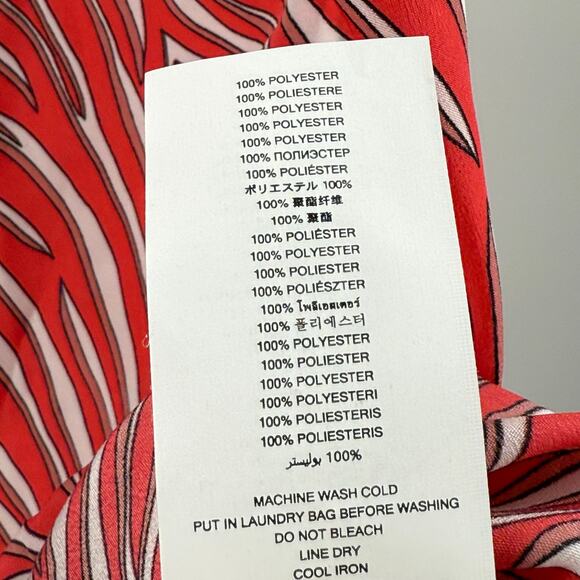 Michael Michael Kors Blouse SZ Extra Large NEW Zebra Chain Necklace Top NWOT - Picture 12 of 14